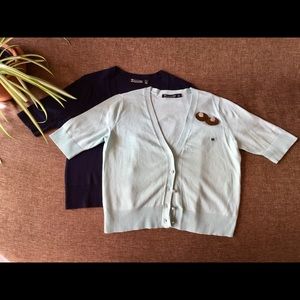 New York and Company Short Sleeve Cardigan